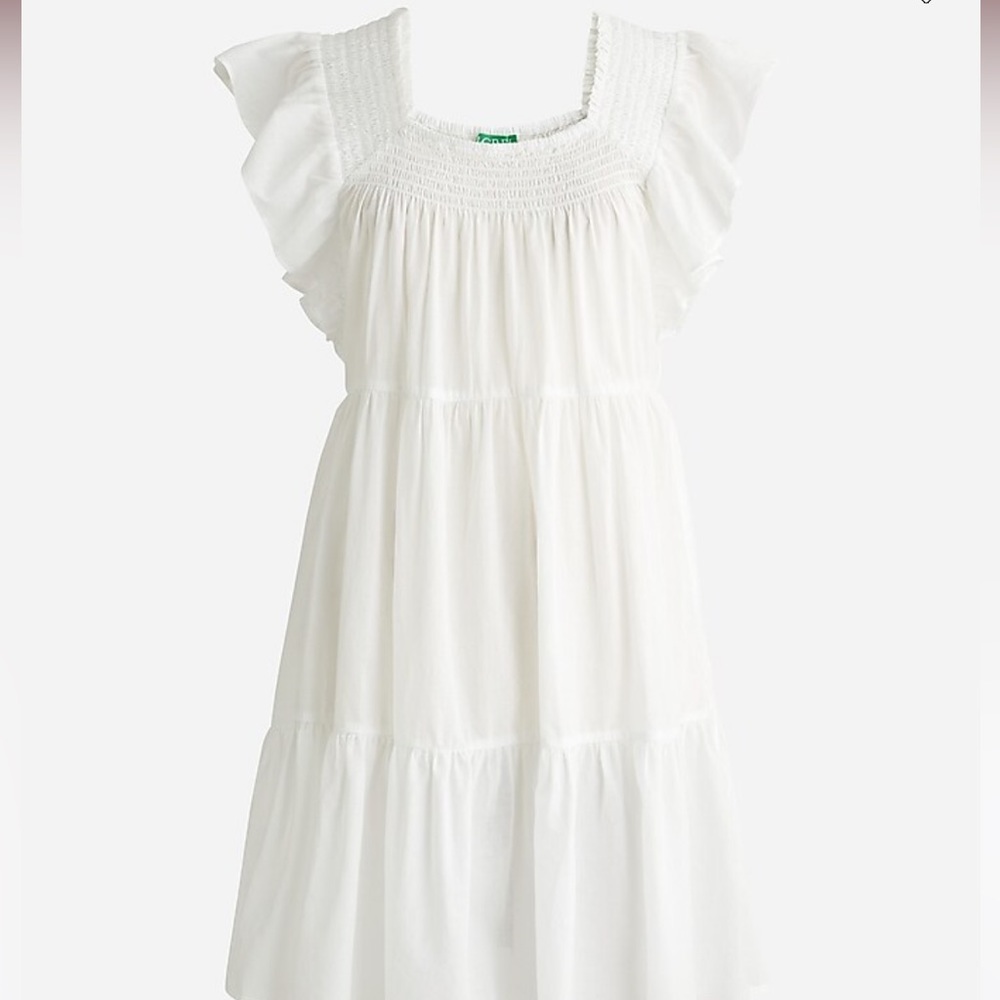 NWT J. Crew Flutter Sleeve Voile Mini Dress, Size 2X